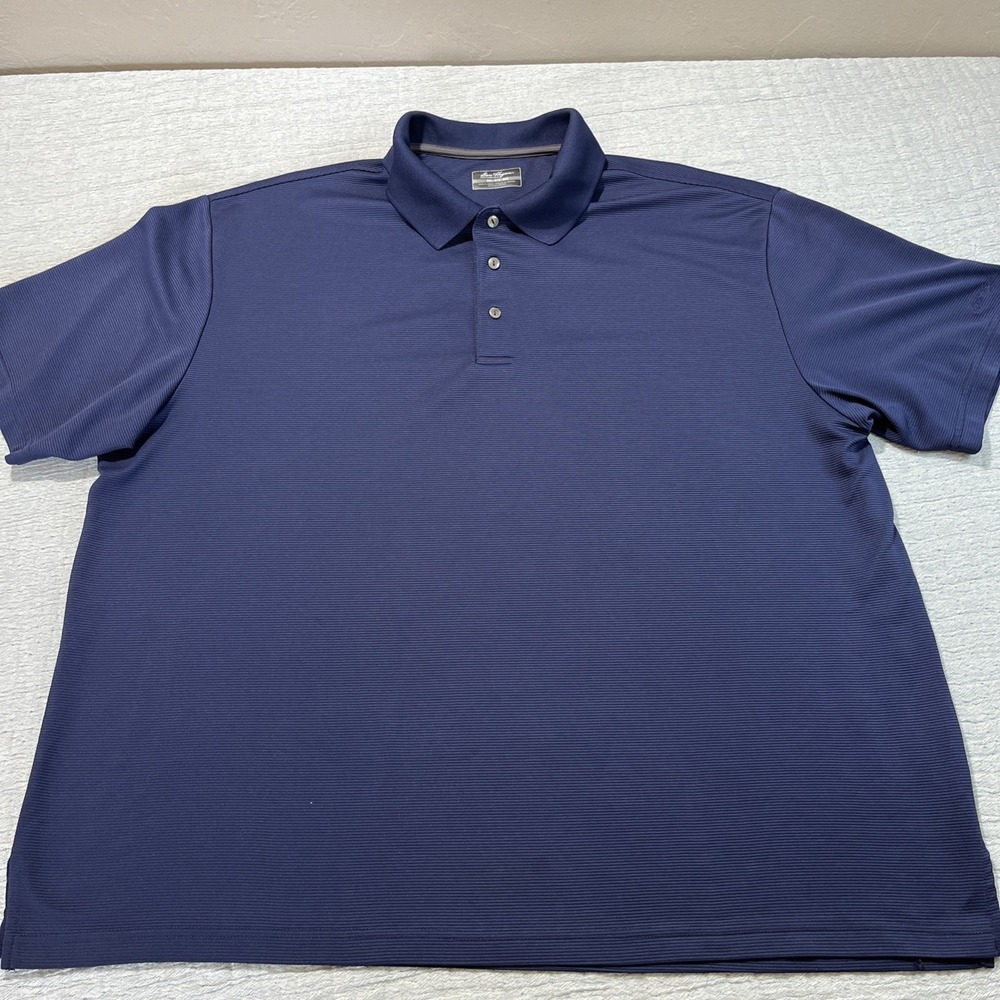 Ben Hogan Men's Sz 3XL Polo Shirt‎ Performance Golf Short Sleeve Blue